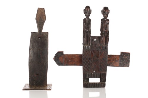 Lot 150 - A Bambara granary door lock, (Ta Koguru), Mali,...