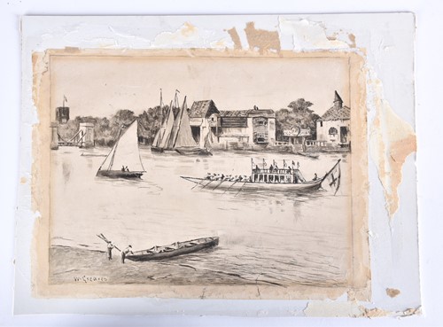 Lot 12 - Walter Greaves (1846-1930), a view of the...