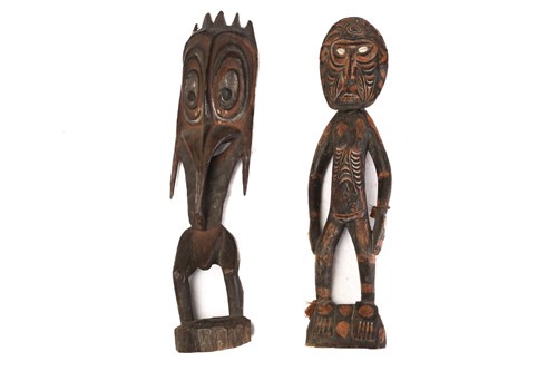 Lot 160 - A Sepik island spirit figure, Papua New Guinea,...