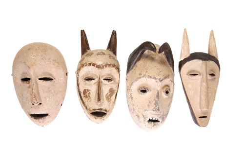 Lot 110 - Lega Bwami society masks, Democratic Republic...