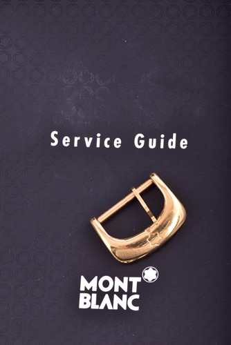 Lot 482 - Montblanc. A gentleman's 18k yellow gold...