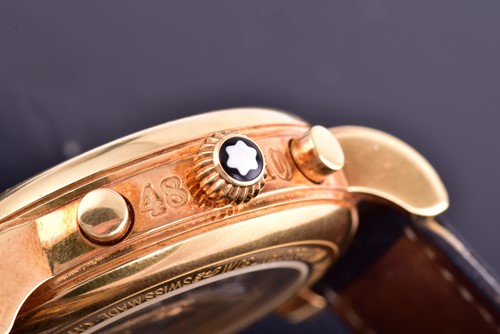 Lot 482 - Montblanc. A gentleman's 18k yellow gold...