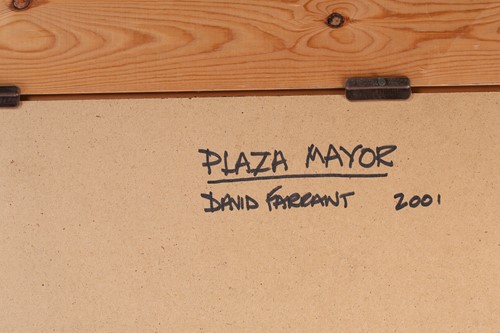 Lot 37 - David Farrant (b.1938), 'Plaza Mayor', 2001,...