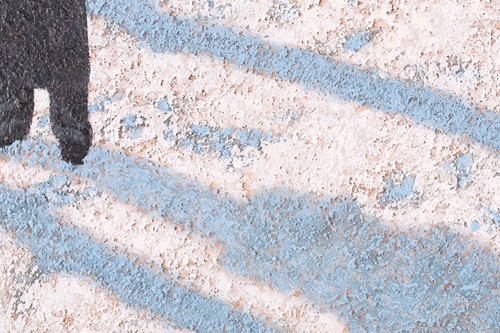 Lot 72 - Mark Edwards (b.1951), 'Man Glancing Back',...