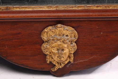 Lot 281 - A George III style mahogany and parcel-gilt...