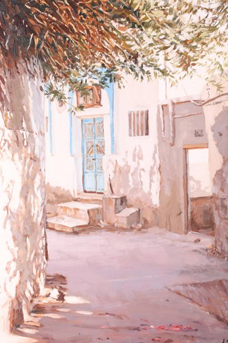 Lot 49 - Jane H Bartlett (20th century), 'Blue Door,...