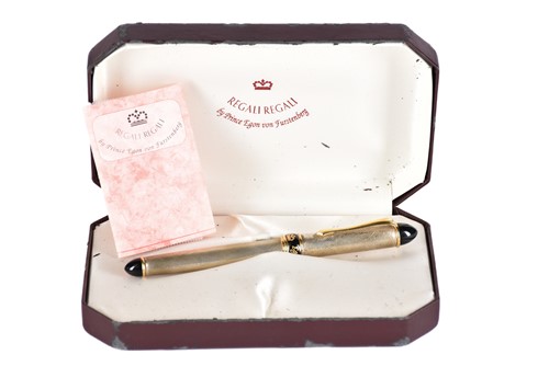 Lot 561 - A Regali Regali sterling silver fountain pen...