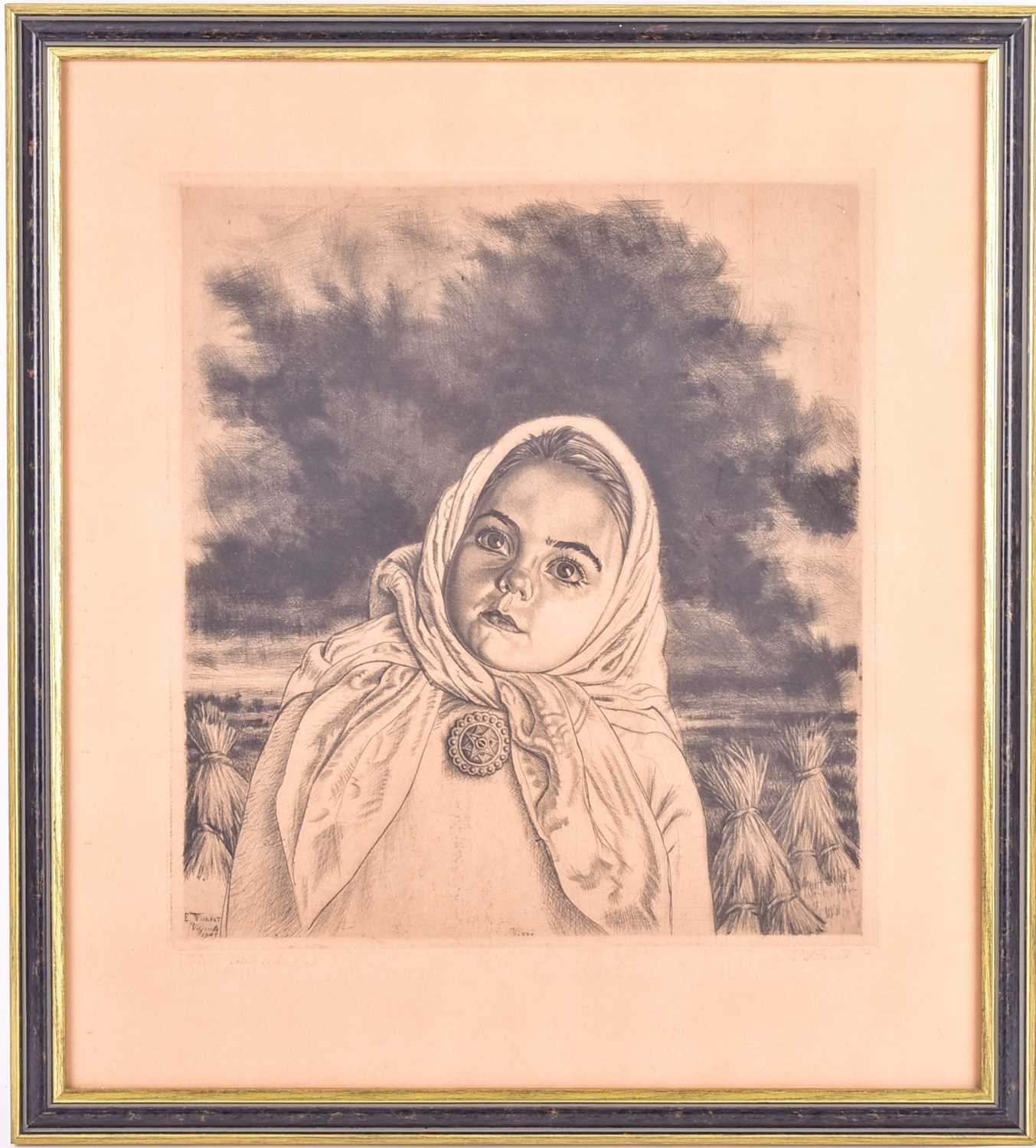 Lot 135 - Eduard Wiiralt (1898-1954) Estonian, 'Virve',...