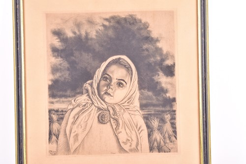Lot 135 - Eduard Wiiralt (1898-1954) Estonian, 'Virve',...