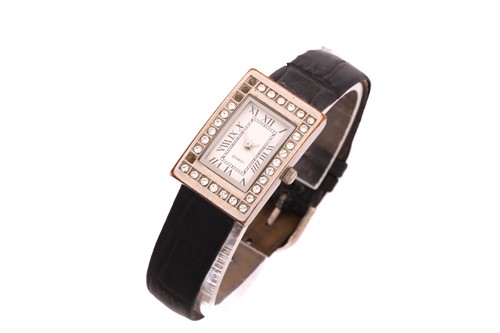 Lot 420 - A Gucci lady's wristwatch, a Longines lady's...