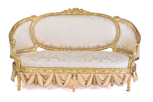 Lot 366 - A good Louis XV style carved wood and gilt...