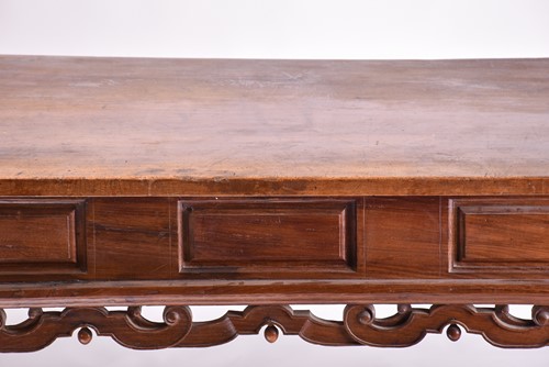 Lot 397 - A 17th-century Dutch-style walnut and oak...