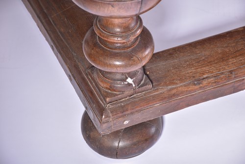 Lot 397 - A 17th-century Dutch-style walnut and oak...