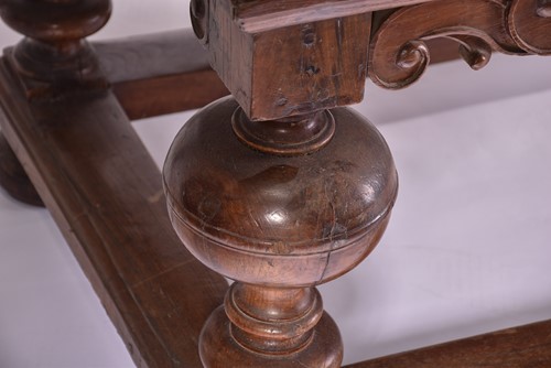 Lot 397 - A 17th-century Dutch-style walnut and oak...