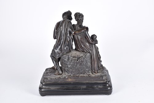 Lot 293 - A large 19th century French bronze figure...