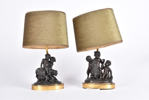 Lot 478 - 19th century French school, a pair of...