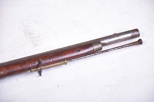 Lot 550 - A Victorian short land pattern flintlock...