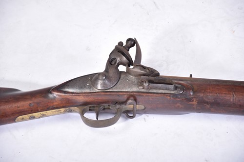 Lot 550 - A Victorian short land pattern flintlock...