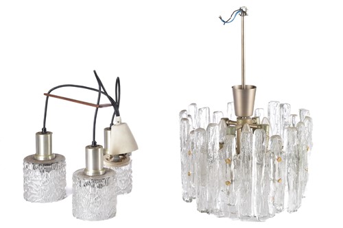 Lot 413 - A "Mid Century Vintage" chandelier, probably...