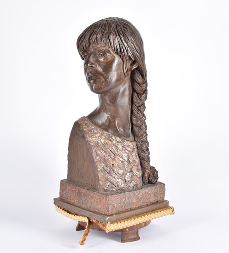 Lot 449 - Leonardo Pezaro (19th- 20th century), 'Ariadne'...