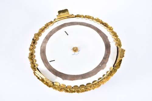 Lot 502 - A Sevres style porcelain and gilt metal...