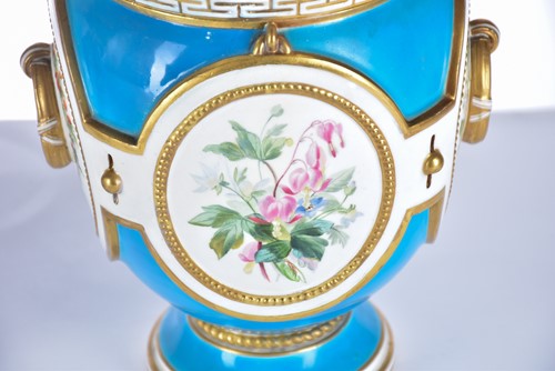 Lot 517 - A Sevres style panel set into a gilt metal...