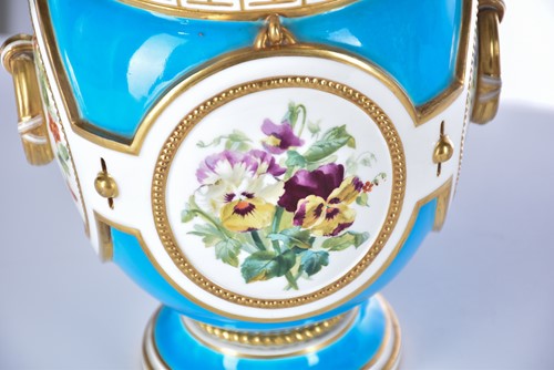 Lot 517 - A Sevres style panel set into a gilt metal...