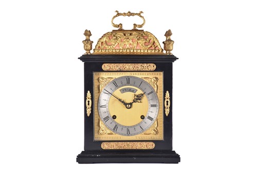 Lot 443 - An F W Elliott Golden Jubilee bracket clock,...