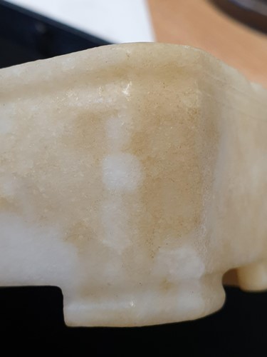 Lot 289 - Two Chinese jade archers rings, internal...