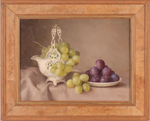 Lot 75 - Gerald Norden (1912-2000), 'Grapes and Plums',...
