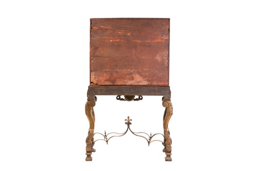 Lot 379 - A 17th-century style stump worked cabinet on...