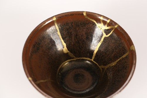 Lot 72 - A Chinese Jian ware hares fur bowl, Song or...
