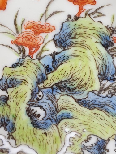 Lot 168 - A Chinese porcelain 'Wufu' bowl, finely...