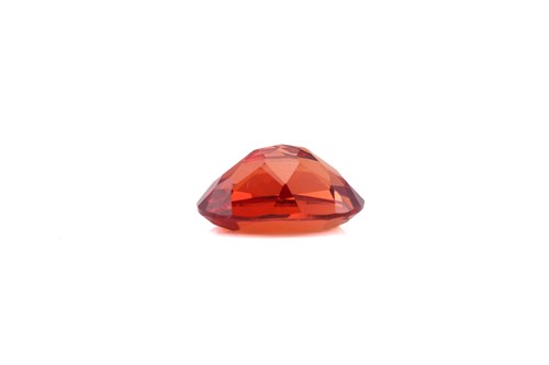 Lot 114 - A lot consists of loose gemstones, one oval...