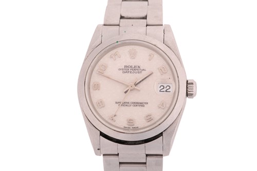 Lot 435 - A Ladys Rolex 31 DateJust, with a Swiss-made...