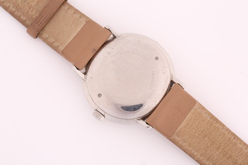 Lot 402 - A Junghans Max Bill manual wristwatch with a...