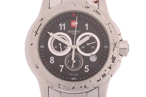 Lot 394 - A Zodiak Chronograph wristwatch and a Cyma...