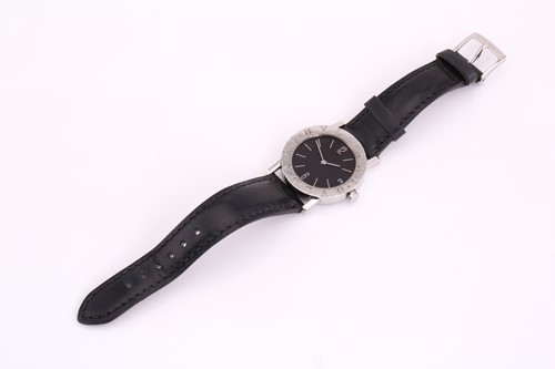 Lot 374 - A Bvlgari lady's wristwatch with a Swiss...