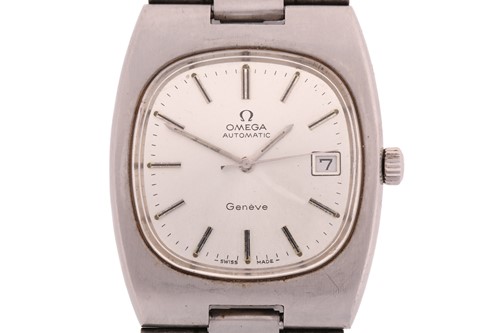 Lot 405 - An Omega Genève Automatic 'TV' with a swiss...