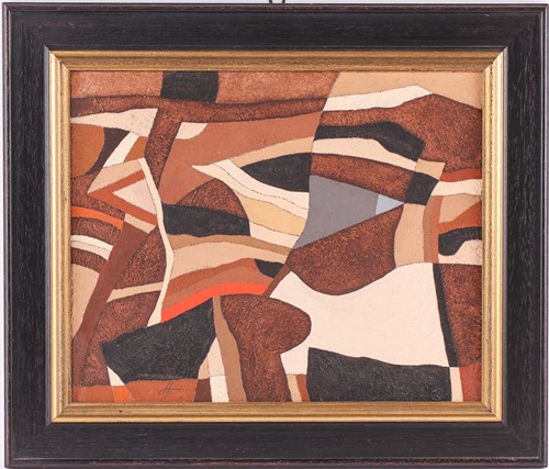Lot 19 - 20th century school, a pair of abstract...