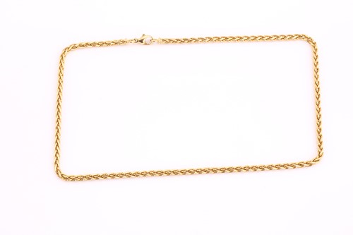 Lot 287 - A Garrard 18ct gold necklace, comprises a...