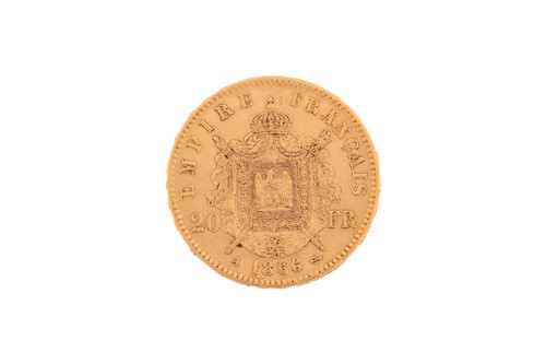 Lot 344 - A French Twenty Franc Paris Mint gold bullion...