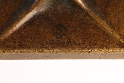 Lot 124 - Two Sino Tibetan bronze Buddha moulds, the...