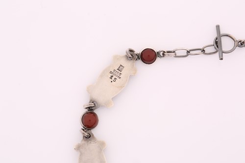 Lot 321 - Georg Jensen - 'Seed and Pod' necklace with...