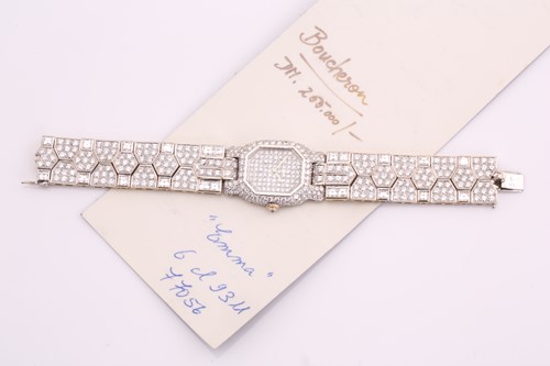 Lot 381 - A diamond set Boucheron high jewellery lady's...