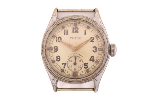 Lot 423 - A Timor ATP military 1940's wristwatch, with a...