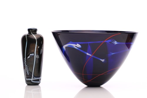 Lot 332 - A Scottish art glass bowl designed by Morag...