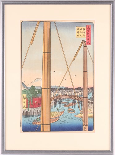 Lot 137 - After Utagawa Hiroshige (1797 - 1858), five...