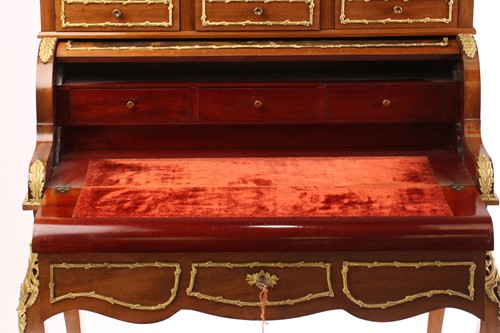 Lot 222 - A Louis XVI style piano topped mahogany...
