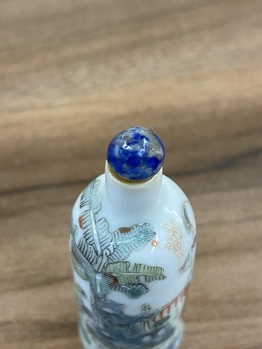 Lot 123 - Four Chinese porcelain snuff bottles, 20th...